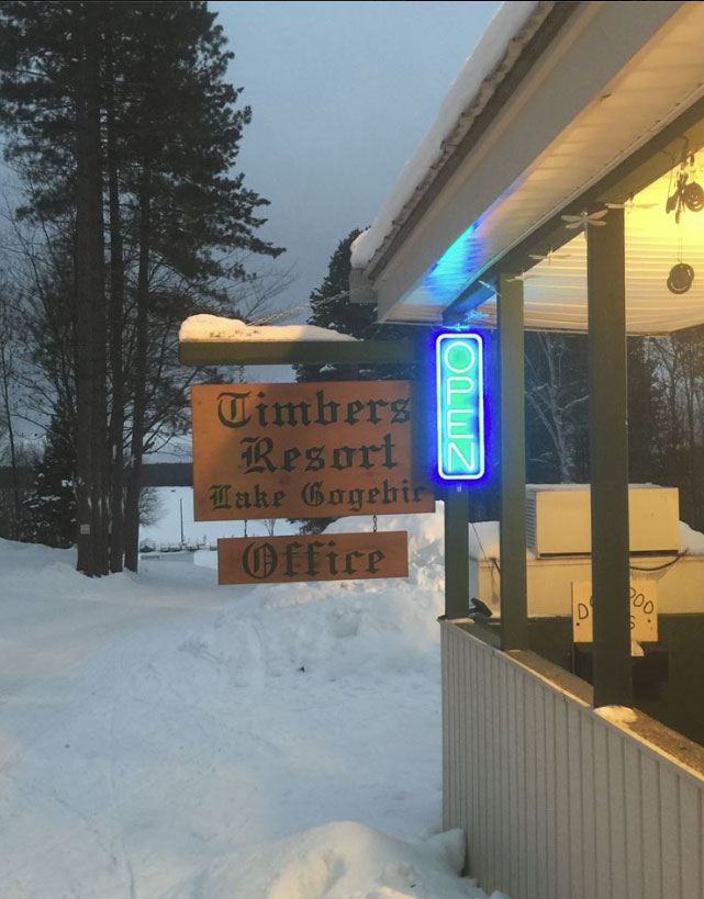 Cabin and Resort Amenities at The Timbers Resort on Lake Gogebic in Michigan's Upper Peninsula